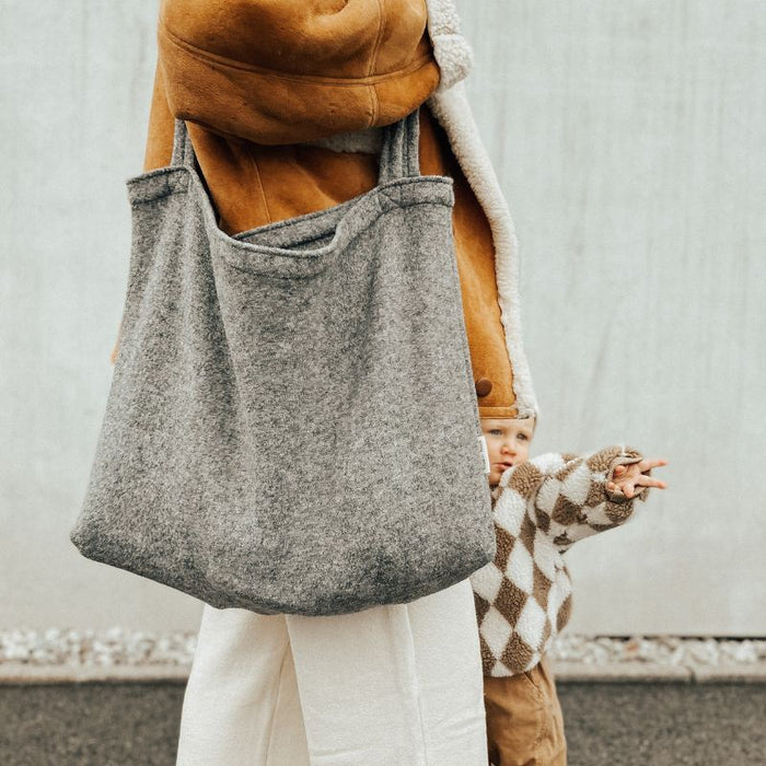 Wool Mom Bag - Grey par Studio Noos - Gifts $50 to $100 | Jourès