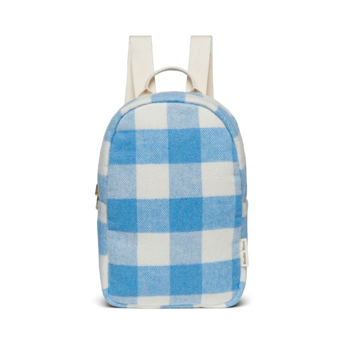 Mini sac à dos - Carreaux - Bleu par Studio Noos - Accessoires | Jourès