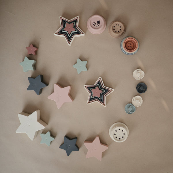 Nesting star toys par Mushie - Toys, Teething Toys & Books | Jourès