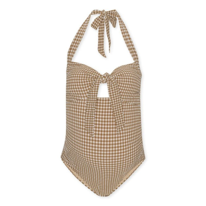 Mama Fresia Preggi Swimsuit - Size XS to XL - Toasted Coconut par Konges Sløjd - Swimsuits & Sun Hats | Jourès
