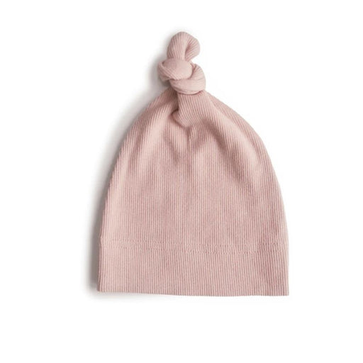 Ribbed Newborn Baby Beanie - 0-3m - Blush par Mushie - Hats & Gloves | Jourès