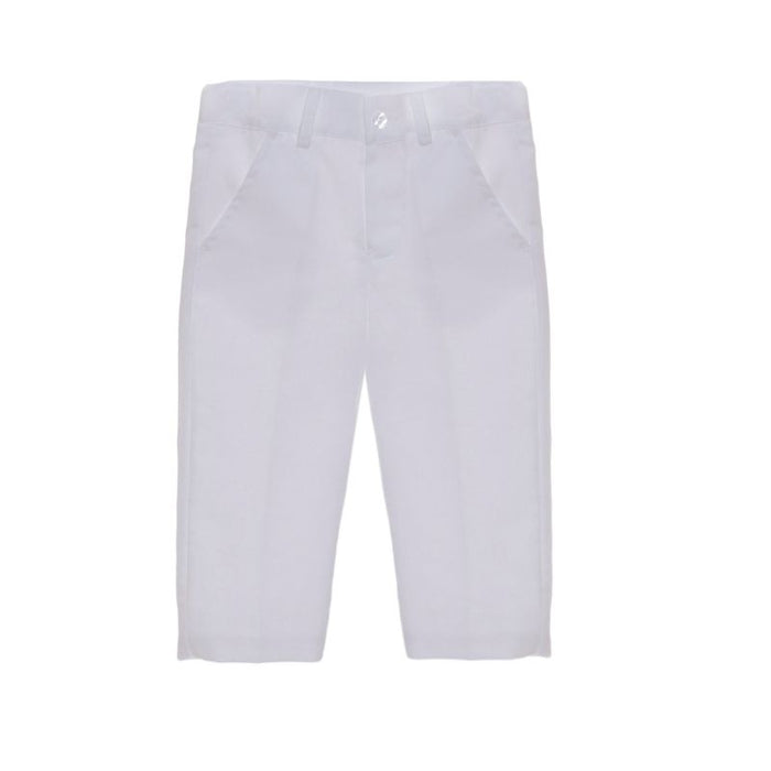 Mini pantalon en lin - 6m à 4T - Blanc par Patachou - Nouveautés  | Jourès