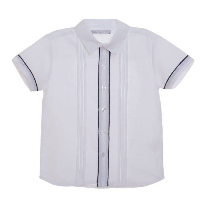 Mini chemise - 6m à 4T - Bleu marine par Patachou - Vêtements | Jourès