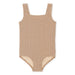Fresia Swimsuit - 2Y to 4Y - Toasted Coconut par Konges Sløjd - The Sun Collection | Jourès