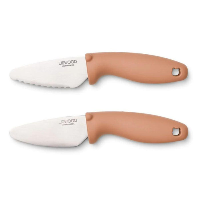 Perry cutting knife set - Tuscany rose par Liewood - Liewood | Jourès