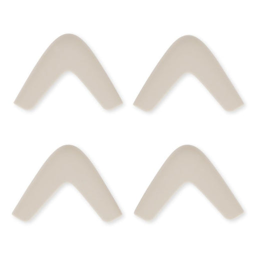 Silicone safety corners - 4-pack - Warm grey par Konges Sløjd - Baby Shower Gifts | Jourès