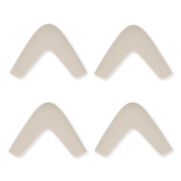 Silicone safety corners - 4-pack - Warm grey par Konges Sløjd - Gifts $50 or less | Jourès