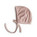 Ribbed Newborn Baby Bonnet - 0-3m - Blush par Mushie - Mushie | Jourès
