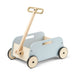 Tyra Wooden Wagon - Sea Blue / Oat mix par Liewood - Toys & Games | Jourès