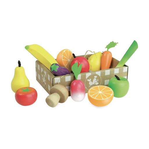 Kitchen Wooden Fruits and Vegetables Set par Vilac - Imitation Games | Jourès