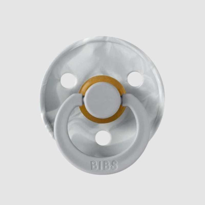 BIBS 6-18 Months Latex Pacifier Original -TIE-DYE- Pack of 2 - Cloud/Ivory par BIBS - Baby Shower Gifts | Jourès