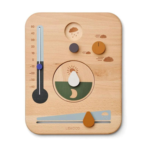 Piet Wooden Weather Station  - Eden mix par Liewood - Early Learning Toys | Jourès