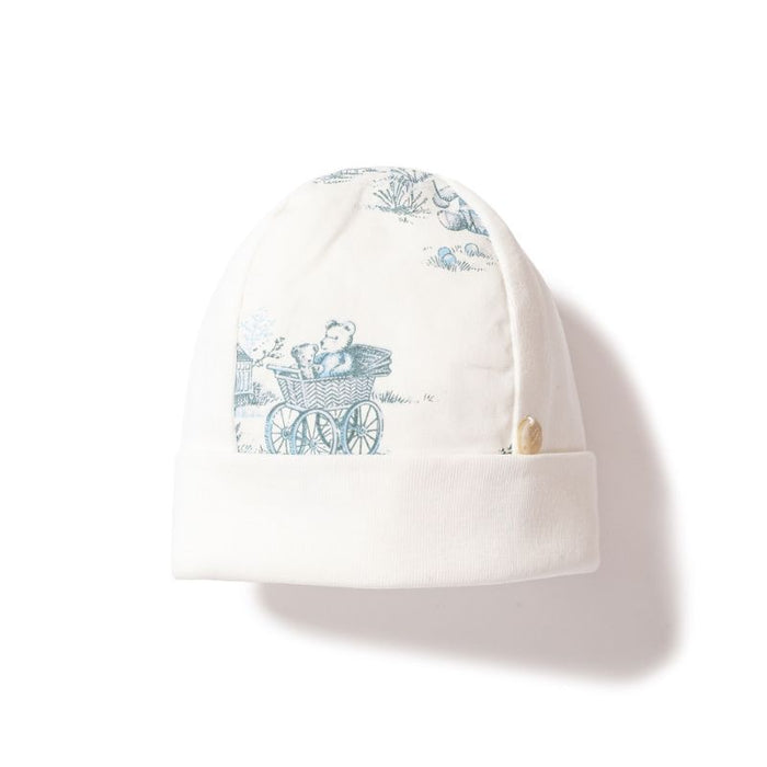 Bonnet de naissance - 1m à 6m - Bleu par Pureté du bébé - Collection d'hiver | Jourès