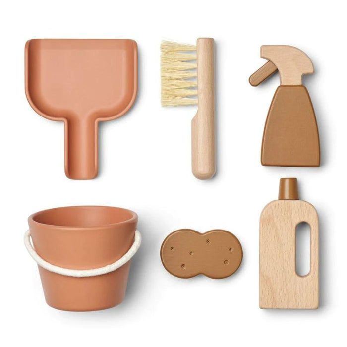 Kimbie Wooden Cleaner Set - Tuscany Rose par Liewood - Toys & Games | Jourès