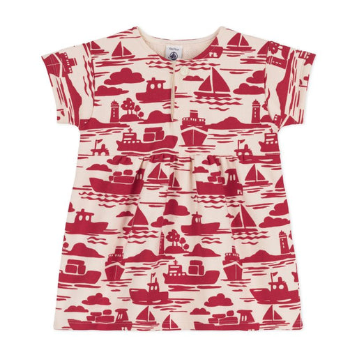 Summer Dress - 6m to 36m - Red Boats par Petit Bateau - Petit Bateau | Jourès