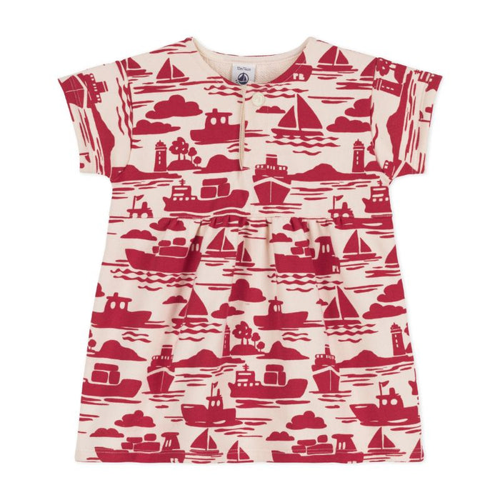 Summer Dress - 6m to 36m - Red Boats par Petit Bateau - Clothing | Jourès