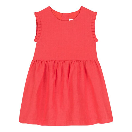 Sleeveless Dress - 3m to 36m - Jupiter Red par Petit Bateau - Dresses & skirts | Jourès