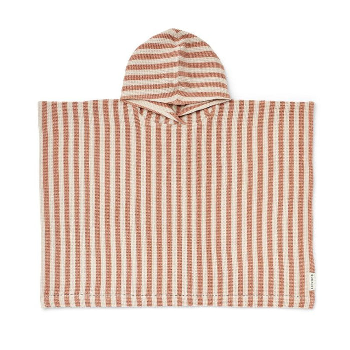 Paco Poncho - 1Y to 6Y - Tuscany Rose / White par Liewood - Clothing | Jourès