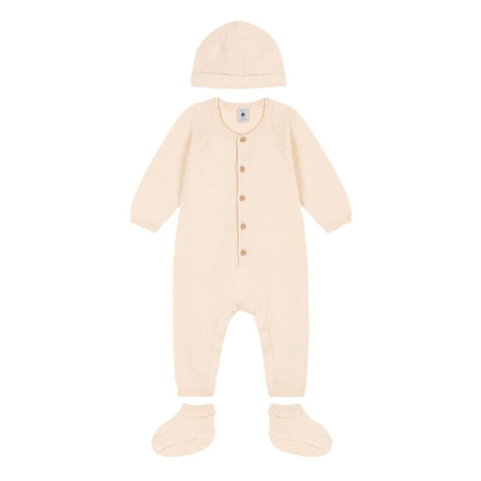 Baby Gift Set - 1m to 12m - Pack of 3 - Avalanche par Petit Bateau - Gloves & Hats | Jourès