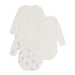 Long Sleeves Cotton Bodysuits - 1m to 12m - Pack of 3 - Bunny par Petit Bateau - Sleep | Jourès