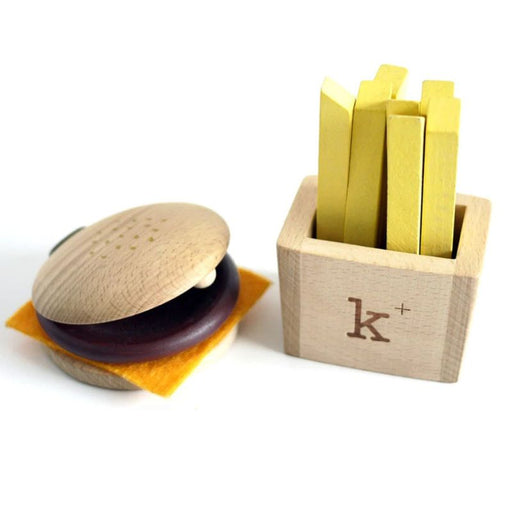 Wooden Hamburger and Fries - Musical set par kiko+ & gg* - Products | Jourès