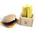 Wooden Hamburger and Fries - Musical set par kiko+ & gg* - Musical toys | Jourès