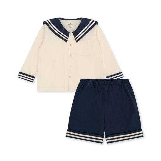 Sailor set - 3-4Y - Navy blue par Konges Sløjd - Dresses & skirts | Jourès
