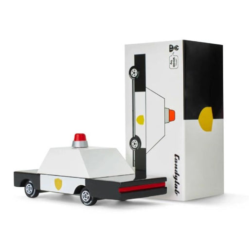 Voiture en bois - Candycar - Mini voiture de police par Candylab - Voitures et véhicules | Jourès