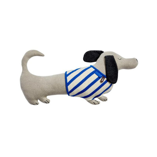 Darling - Slinkii the Dog - Beige / Dark blue par OYOY Living Design - Nursing Pillows & Animals Cushions | Jourès