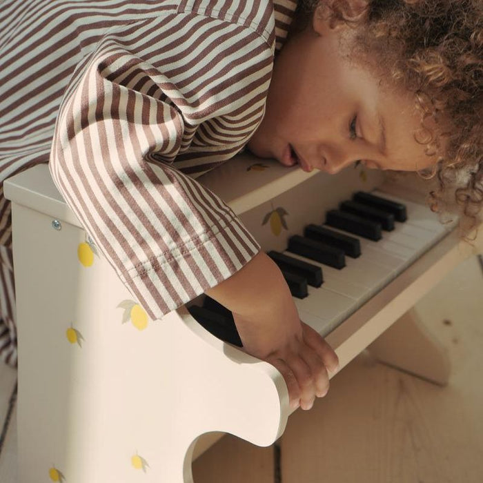 Piano en bois - Gris par Konges Sløjd - Jeux éducatifs et loisirs | Jourès