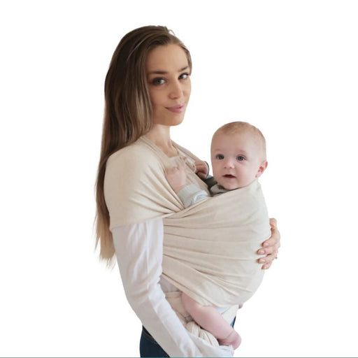 Mushie Baby Wrap - Beige par Mushie - Swaddles, Muslin Cloths & Blankets | Jourès