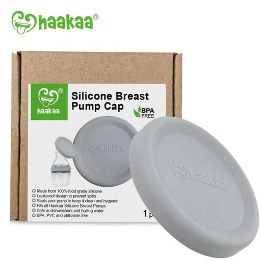 Haakaa Silicone Lid - Grey par Haakaa - Mealtime | Jourès