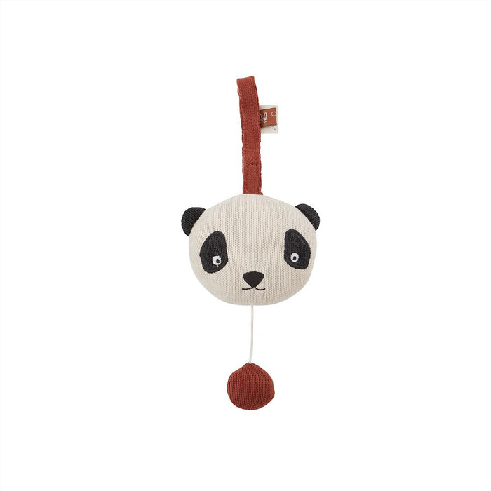Music Mobile - Panda - Off white par OYOY Living Design - OYOY MINI - Nursery | Jourès