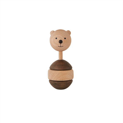 Wooden Baby Rattle - Bear par OYOY Living Design - Instagram Selection | Jourès