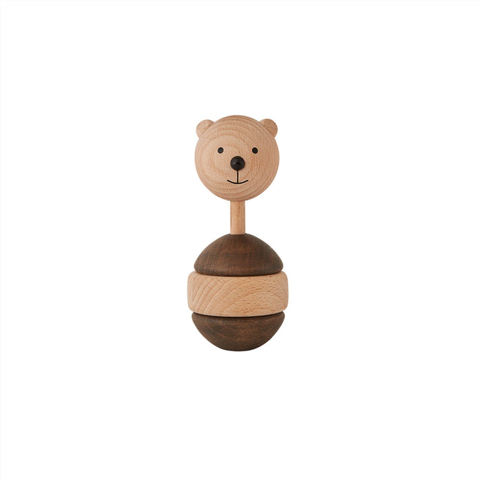 Wooden Baby Rattle - Bear par OYOY Living Design - Toys & Games | Jourès