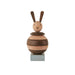 Wooden Stacking Rabbit - Nature / Dark par OYOY Living Design - Early Learning Toys | Jourès