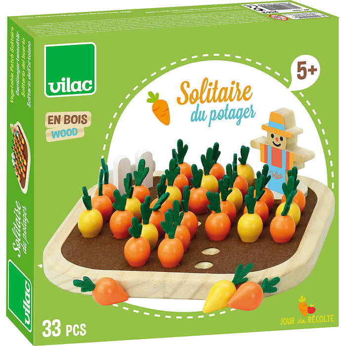 Vegetable Gardener's Solitaire par Vilac - Educational toys | Jourès