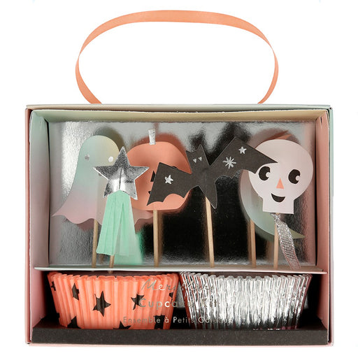 Pastel Halloween Cupcake Kit - Pack of 24 par Meri Meri - Meri Meri | Jourès