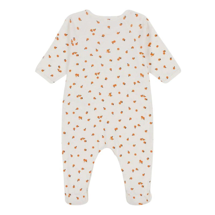 Pyjama en coton biologique Dors-bien - 1m à 6m - Oranges par Petit Bateau - 50$ à 100$ | Jourès
