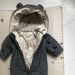 Corduroy Teddy Suit - 3m to 12m - Maple Sugar par Konges Sløjd - Outerwear | Jourès