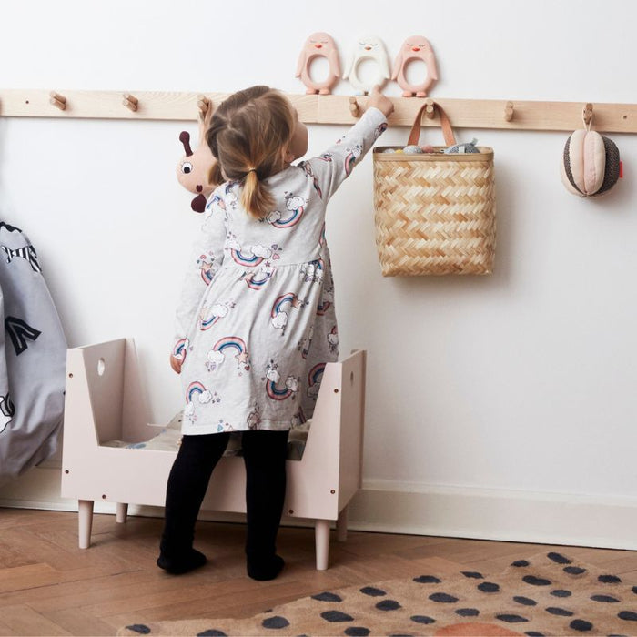 Lit de poupée  rétro en bois- Naturel par OYOY Living Design - Jeux éducatifs et loisirs | Jourès