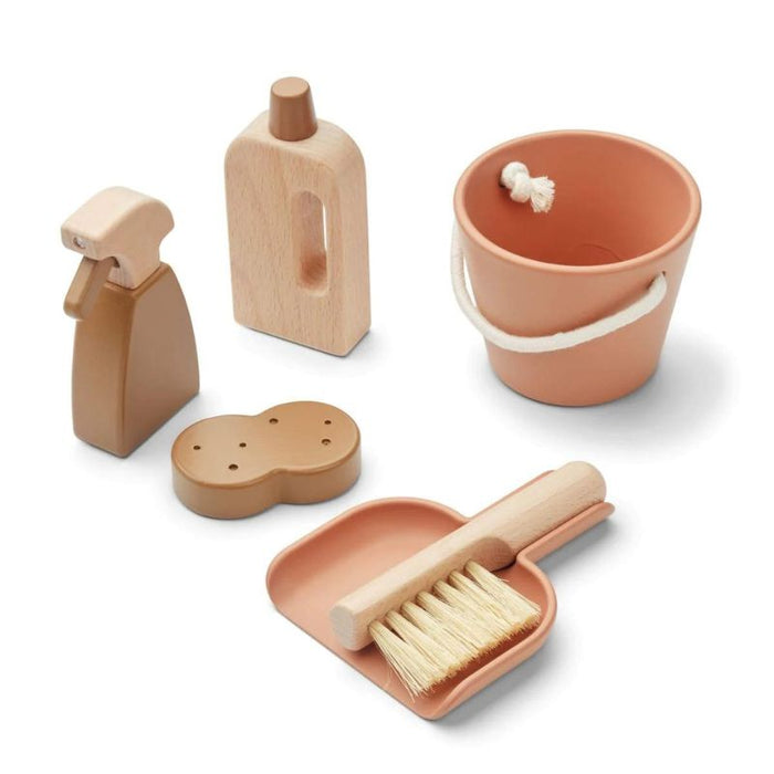 Kimbie Wooden Cleaner Set - Tuscany Rose par Liewood - Wooden toys | Jourès