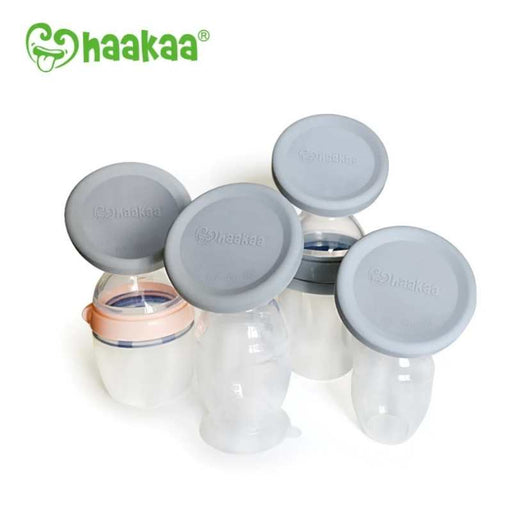 Couvercle en silicone Haakaa - Gris par Haakaa - Allaitement | Jourès
