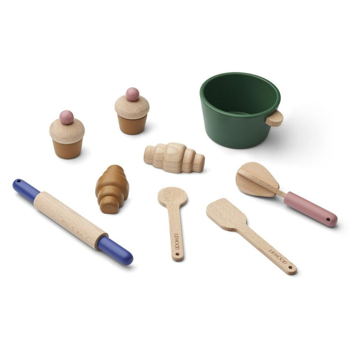 Lisbeth Wooden Baking Play Set - Eden Multi mix par Liewood - Educational toys | Jourès