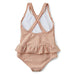 Amara Seersucker Swimsuit - 1 1/2Y to 3Y - Tuscany rose / Sandy par Liewood - Clothing | Jourès