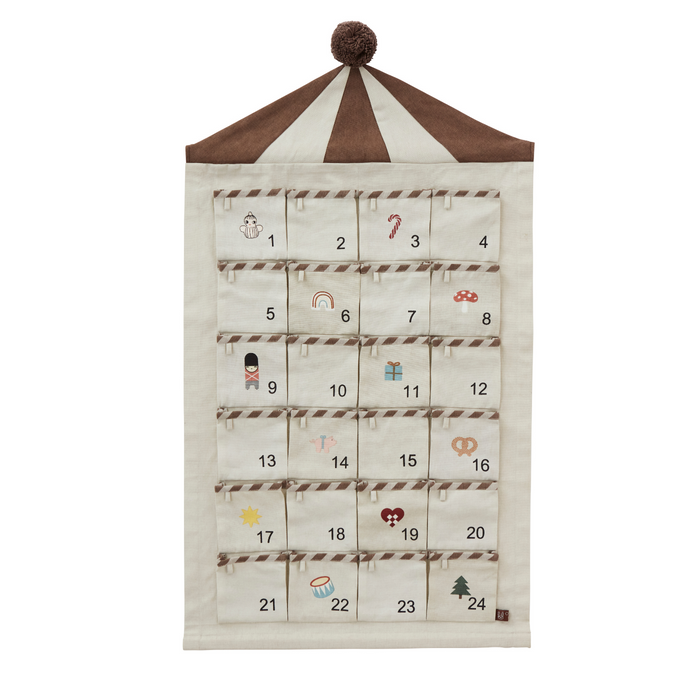 Circus Advent Calendar - Brown par OYOY Living Design - Nursery | Jourès