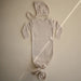 Ribbed Newborn Baby Bonnet - 0-3m - Beige Melange par Mushie - Accessories | Jourès