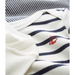Long Sleeves Cotton Bodysuits - Newborn to 12m - Pack of 3 - Stripes par Petit Bateau - Gifts $50 or less | Jourès