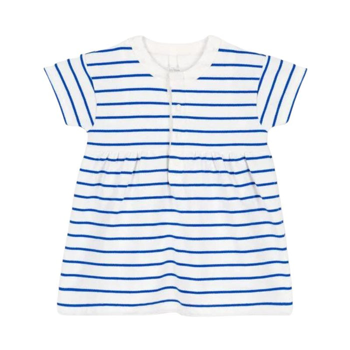 Dress and Body - 3m to 18m - Blue Stripes par Petit Bateau - New in | Jourès