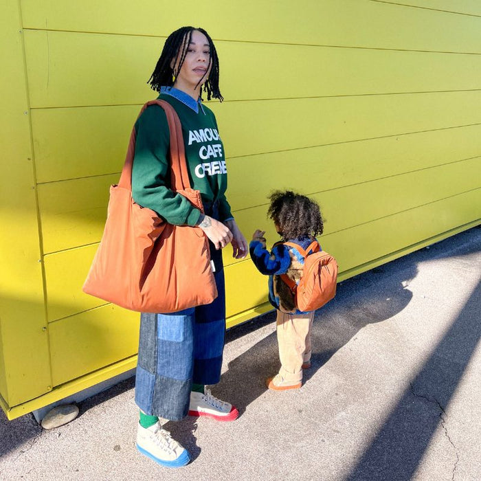 Puffy Mom Bag - Rust par Studio Noos - Diaper Bags & Mom Bags | Jourès